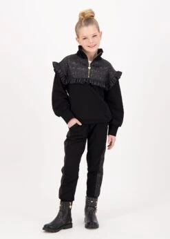 Adalene Jacquard Stripe Jogger Black -Angels-Face Shop Adalene Joggers Black Lifestyle c2b94d31 0110 4075 9309 82dd0c898d8e