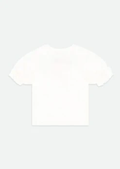 Aira Pleated Sleeve Top Snowdrop -Angels-Face Shop Aira Top Snowdrop Back