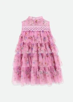 Alberta Trail Flower Dress Orchid Lilac -Angels-Face Shop Alberta Dress Lilac Back