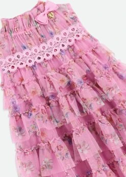 Alberta Trail Flower Dress Orchid Lilac -Angels-Face Shop Alberta Dress Lilac Detail