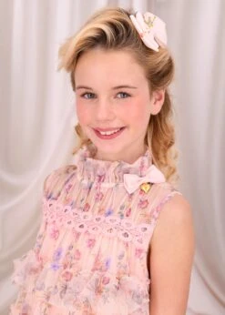 Alberta Trail Flower Dress Peach -Angels-Face Shop Alberta Dress Peach Lifestyle