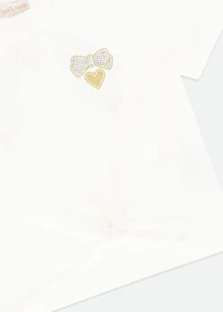 Amelia Wings Printed Tee Snowdrop 8 Amelia Wings Printed Tee Snowdrop -Angels-Face Shop Amelia Top Snowdrop Detail