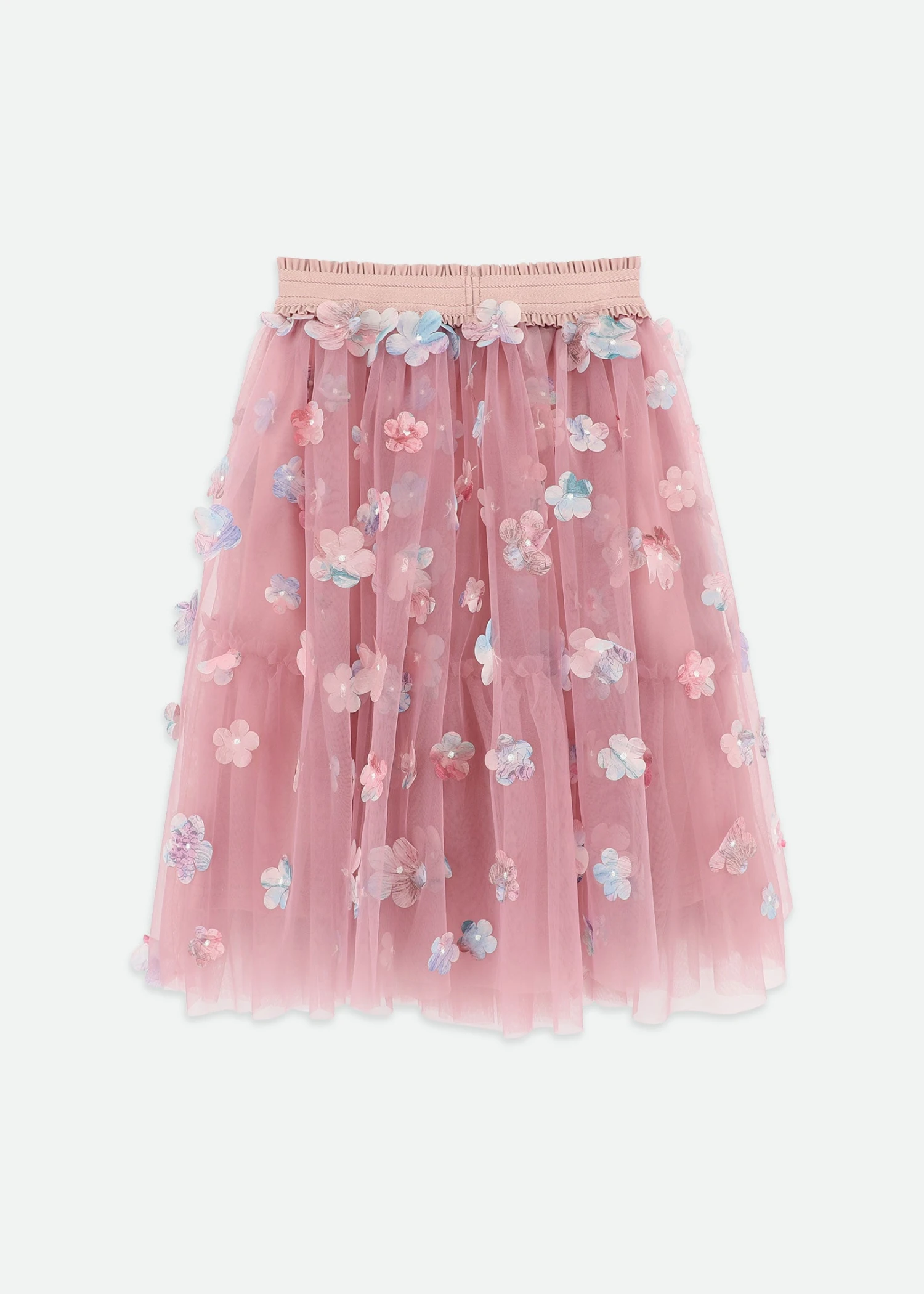 Ariana Petal Tulle Skirt Lilac Rose 6 Ariana Petal Tulle Skirt Lilac Rose - Image 6