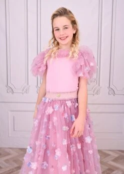 Ariana Petal Sleeve Top Lilac Rose 7 Ariana Petal Sleeve Top Lilac Rose -Angels-Face Shop Ariana Top Lilac Lifestyle 2