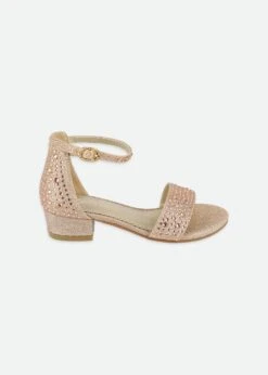 Athena Crystal Sandal Gold -Angels-Face Shop Athean Shoe Gold Side