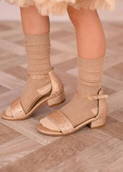 Athena Crystal Sandal Gold -Angels-Face Shop Athena Sandal Gold Lifestyle