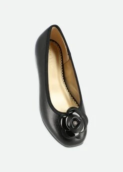 Avril Rose Ballet Pumps Black 8 Avril Rose Ballet Pumps Black -Angels-Face Shop Avril Pump Black Top