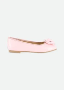 Avril Rose Ballet Pumps Fairy Pink -Angels-Face Shop Avril Pump Pink Side