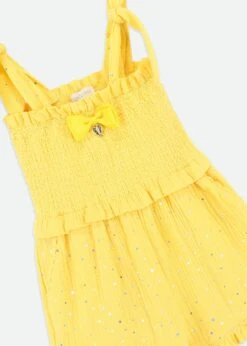 Bali Sparkle Playsuit Dandelion 6 Bali Sparkle Playsuit Dandelion -Angels-Face Shop Bali Playsuit Yellow Detail