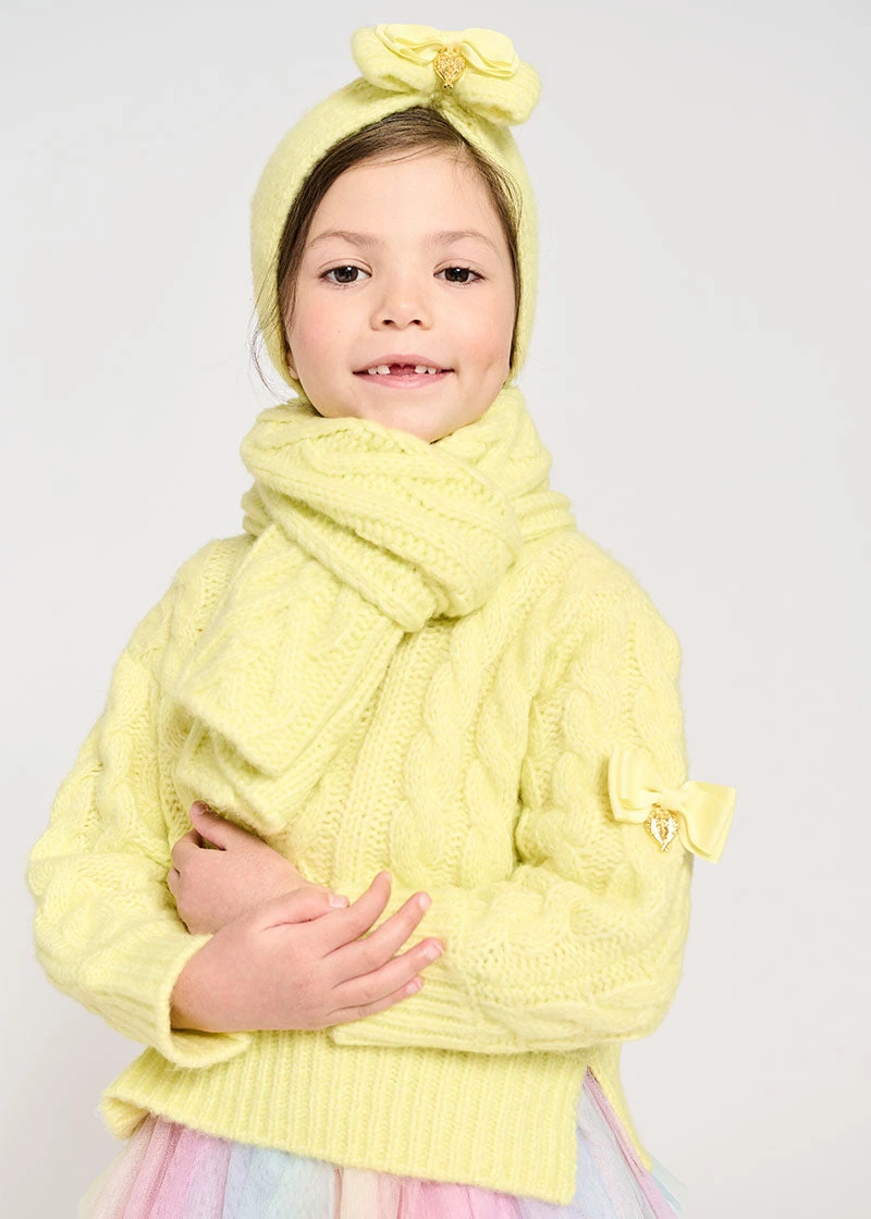 Barbie Scarf Yellow 2 Barbie Scarf Yellow - Image 2