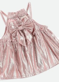 Bayside Top Pink Metallic 6 Bayside Top Pink Metallic -Angels-Face Shop Bayside Top Pink Detail