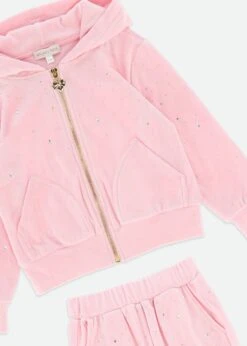 Bijou Crystal Tracksuit Pale Pink -Angels-Face Shop Bijou Trackuit Pink Detail