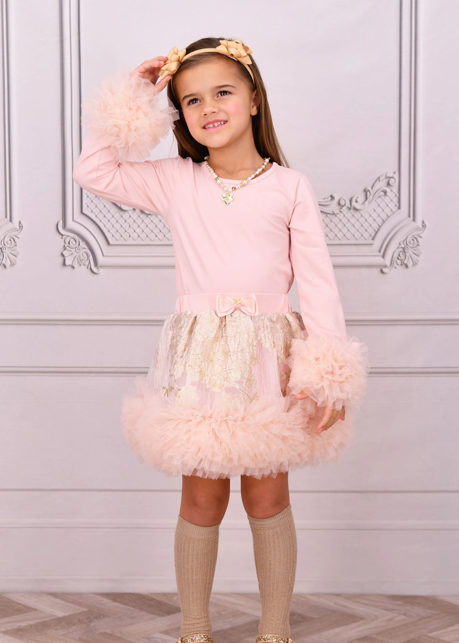 Birch Tulle Skirt Blush Pink 2 Birch Tulle Skirt Blush Pink - Image 2