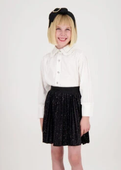 Brittany Blouse White -Angels-Face Shop Brittany Blouse White Lifestyle 1