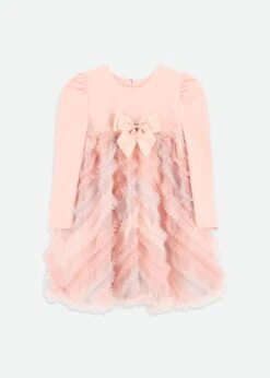 Callula L/S Dress Blush Pink