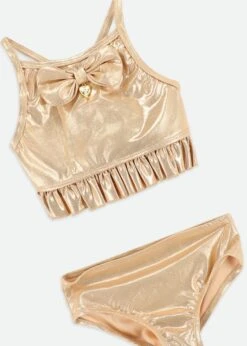 Carly Metallic Bikini Gold -Angels-Face Shop Carly Bikini Gold Detail
