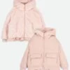 Cathleen Reversible Hooded Coat Pink