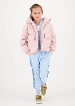 Cathleen Reversible Hooded Coat Pink 11 Cathleen Reversible Hooded Coat Pink -Angels-Face Shop Cathleen Coat Pink Lifestyle 5