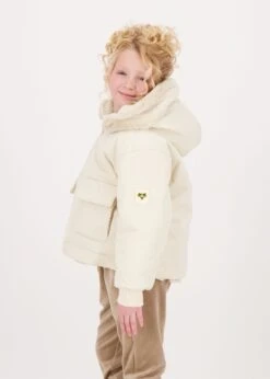 Cathleen Reversible Hooded Coat Sand -Angels-Face Shop Cathleen Coat Sand Lifestyle 2