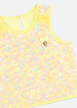 Charlene Sequin Top Sherbert Multi 8 Charlene Sequin Top Sherbert Multi -Angels-Face Shop Charlene Top Sherbert Detail