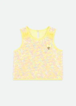 Charlene Sequin Top Sherbert Multi