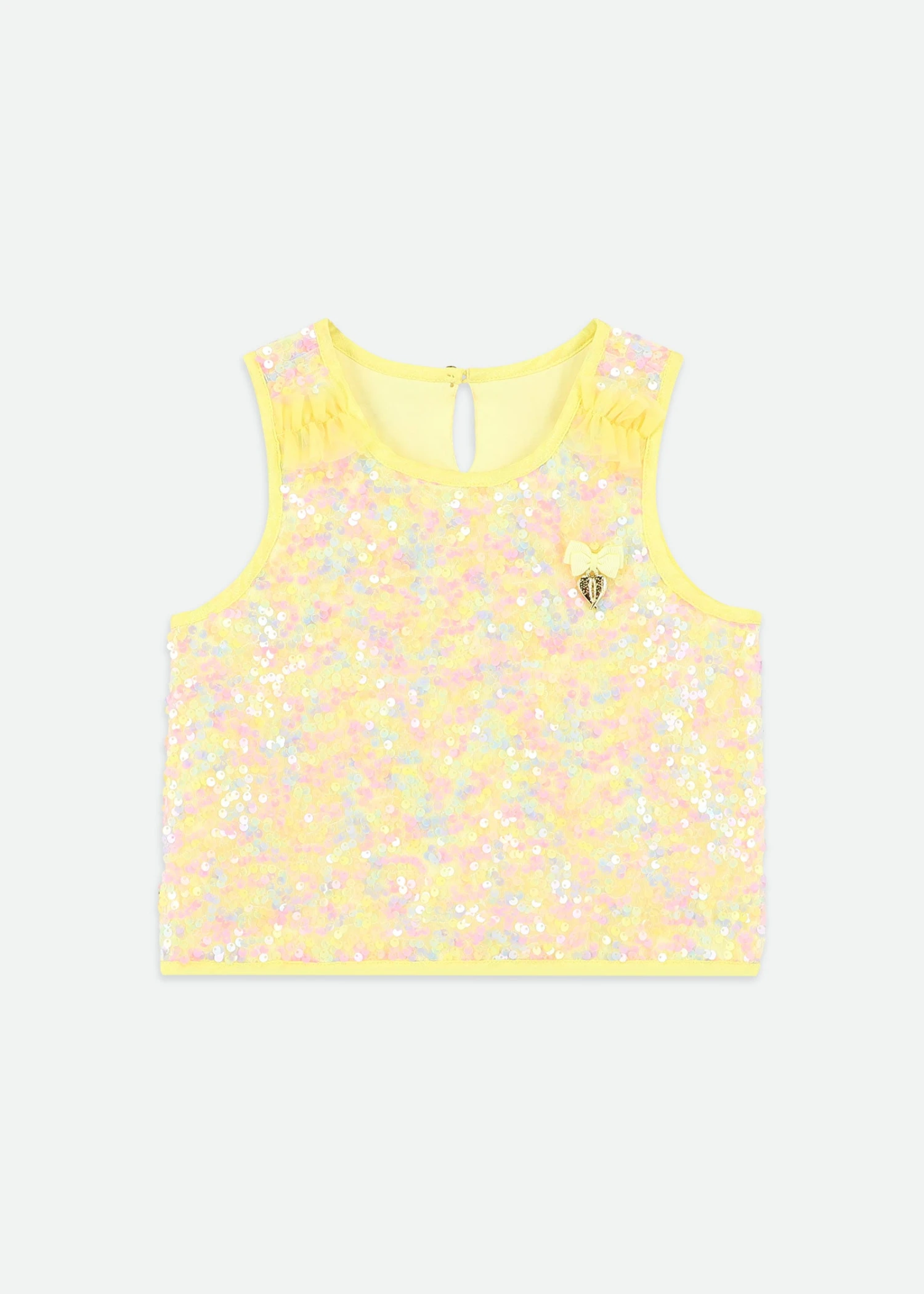 Charlene Sequin Top Sherbert Multi 1 Charlene Sequin Top Sherbert Multi