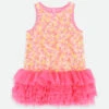 Charleston Sequin/Tulle Dress Pink Multi
