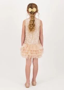 Charleston Sequin Dress Caramel 10 Charleston Sequin Dress Caramel -Angels-Face Shop Charleston Dress Caramel Lifestyle 2