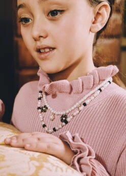 Pendant Necklace Black/Snowdrop -Angels-Face Shop Charm Necklace Black Campaign 0cf8f30b 661a 4110 b608 3d233d2e11fb