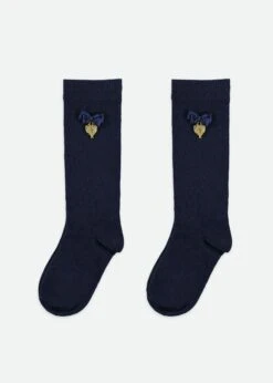 Navy Charming Socks