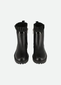 Chelsea Ruffle Boots Black -Angels-Face Shop Chelsea Boot Black Top