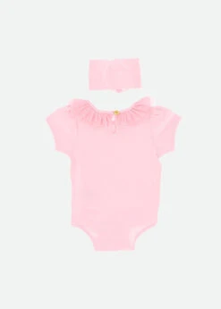 Clementine Baby Set Fairy Pink 3 Clementine Baby Set Fairy Pink -Angels-Face Shop Clementine BabyGrow Fairy Pink Back