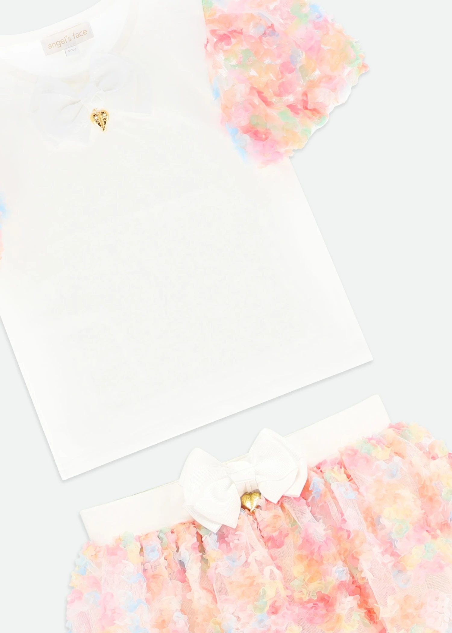 Confetti Top And Skirt Set Snowdrop/Mult 3 Confetti Top And Skirt Set Snowdrop/Mult - Image 3