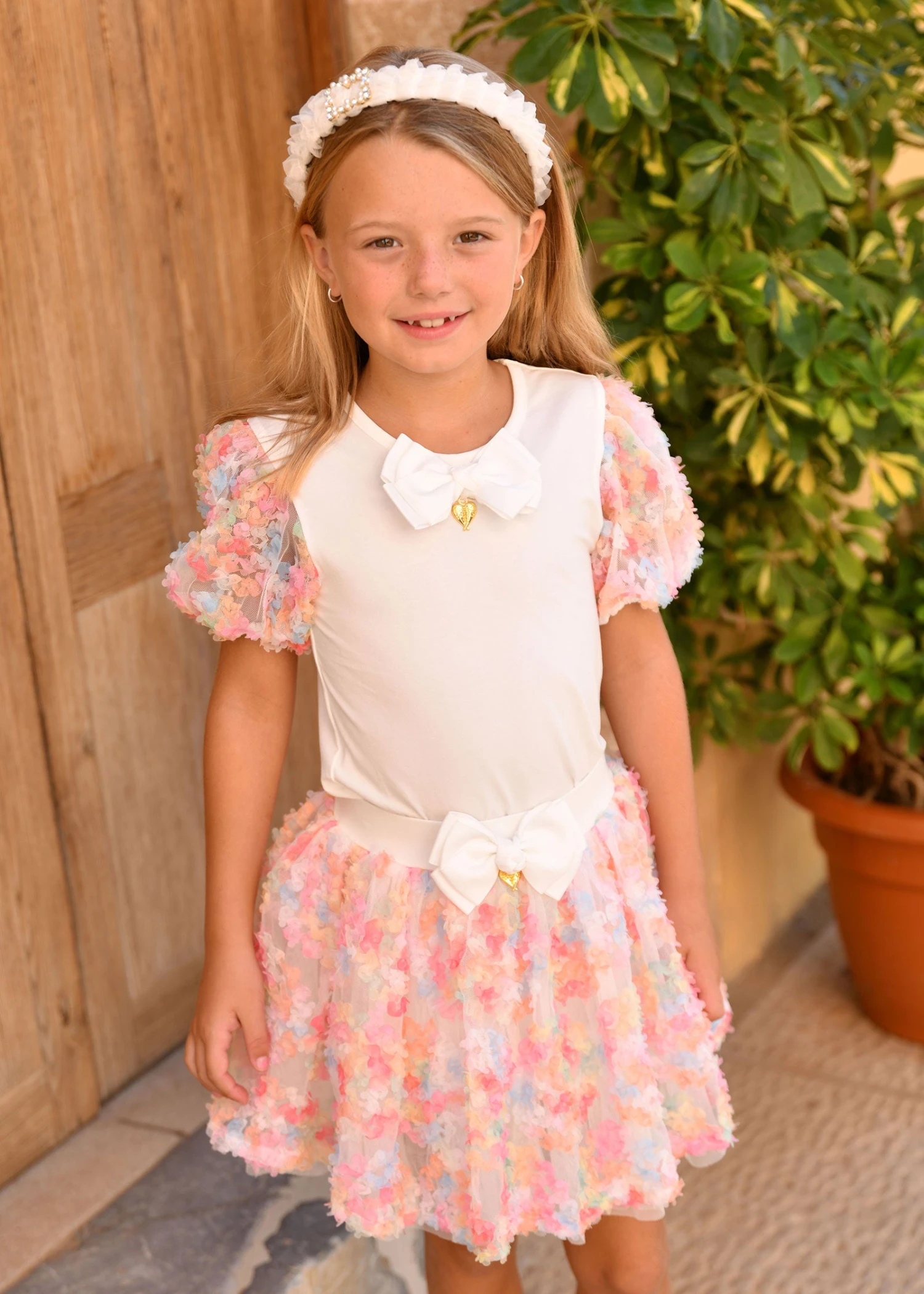 Confetti Top And Skirt Set Snowdrop/Mult 2 Confetti Top And Skirt Set Snowdrop/Mult - Image 2