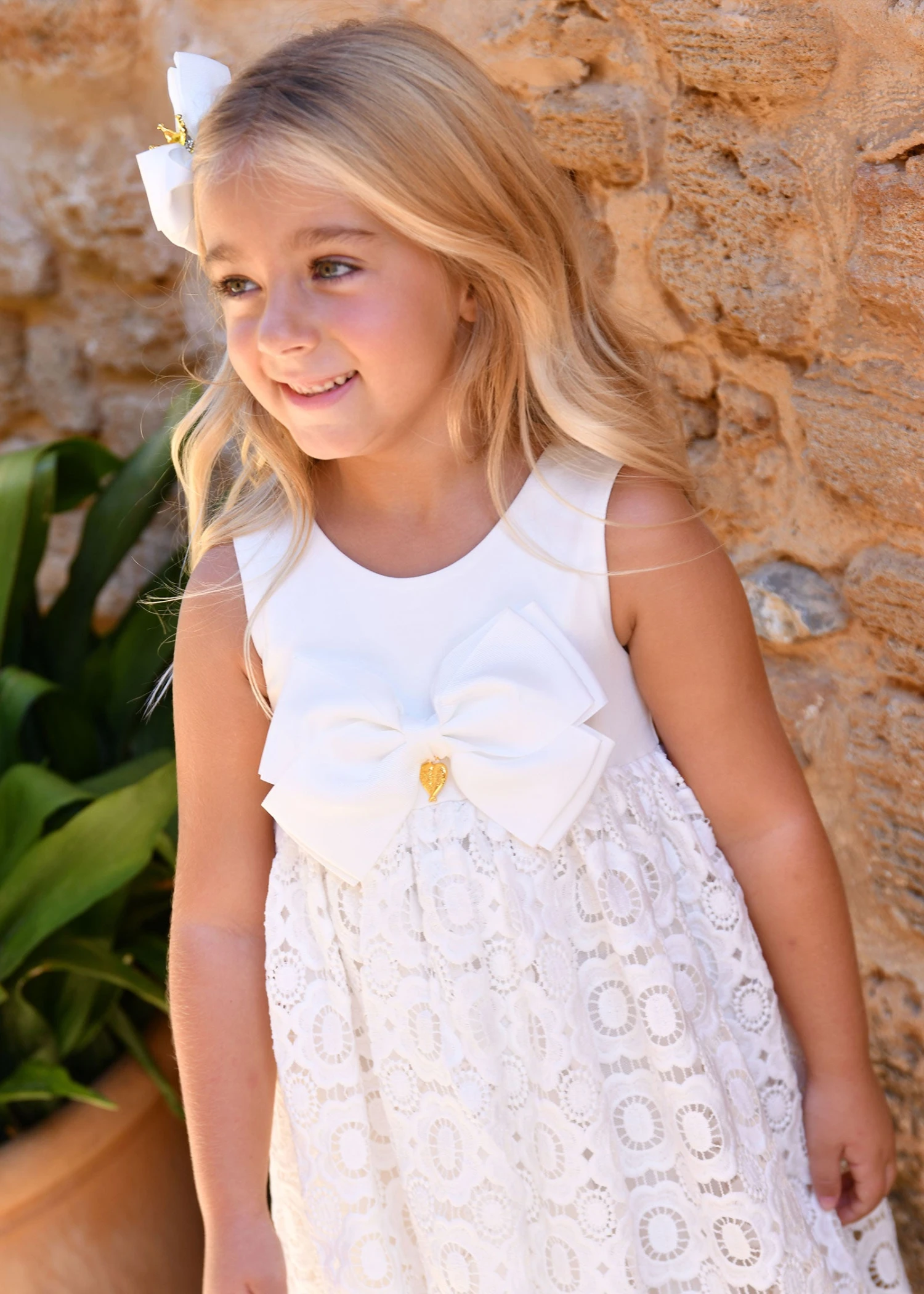 Corella Lace Dress Snowdrop 3 Corella Lace Dress Snowdrop - Image 3