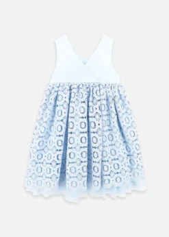 Corella Lace Dress Pale Blue -Angels-Face Shop Corella Dress Blue Back
