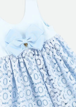 Corella Lace Dress Pale Blue -Angels-Face Shop Corella Dress Blue Detail