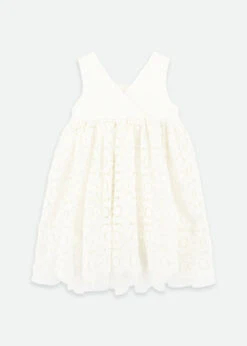 Corella Lace Dress Snowdrop 9 Corella Lace Dress Snowdrop -Angels-Face Shop Corella Dress Snowdrop Back