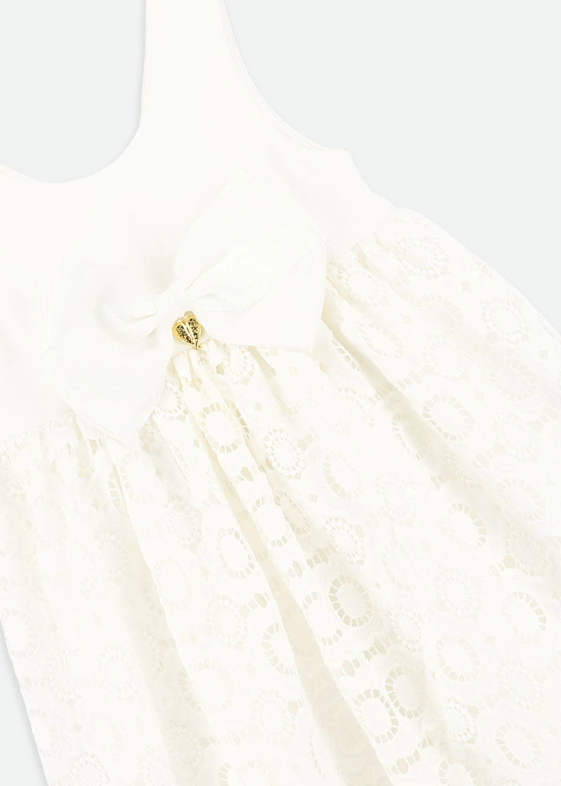 Corella Lace Dress Snowdrop 4 Corella Lace Dress Snowdrop - Image 4
