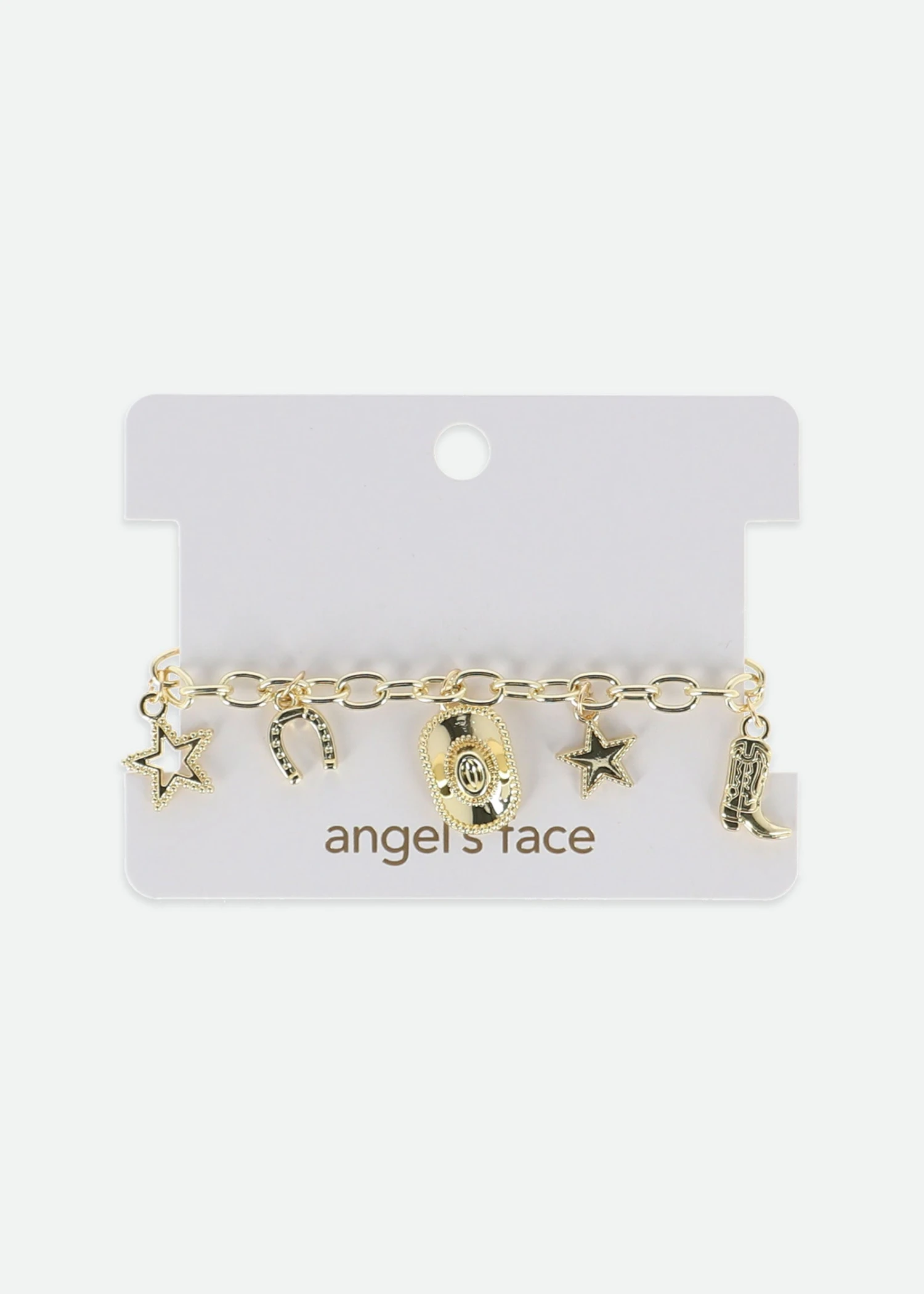 Cowgirl Charm Bracelet Gold 3 Cowgirl Charm Bracelet Gold - Image 3