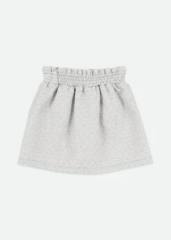 Cracker Frill Jacquard Skirt Platinum -Angels-Face Shop Cracker Skirt Platinum Back