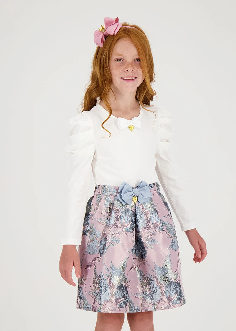 Crown Headband Tea Rose 2 Crown Headband Tea Rose - Image 2