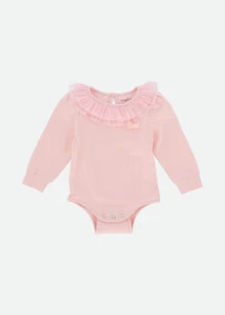 Cutie L/S Babygrow Ballet Pink