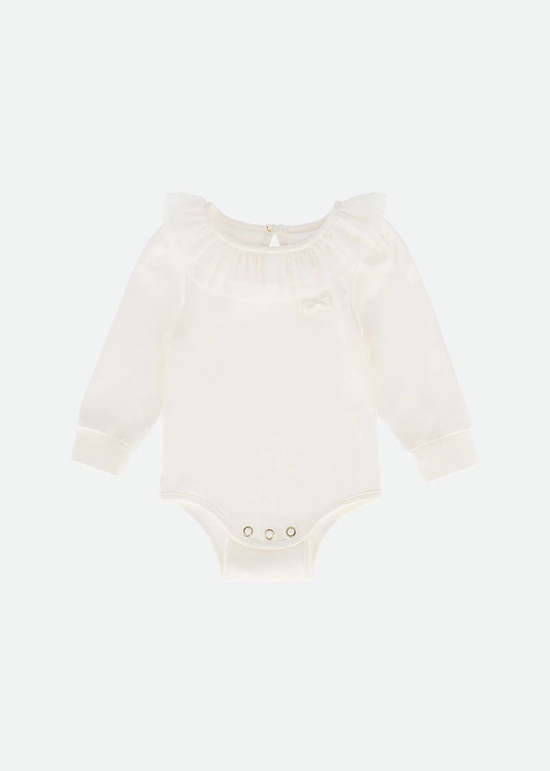 Cutie L/S Babygrow Snowdrop 1 Cutie L/S Babygrow Snowdrop