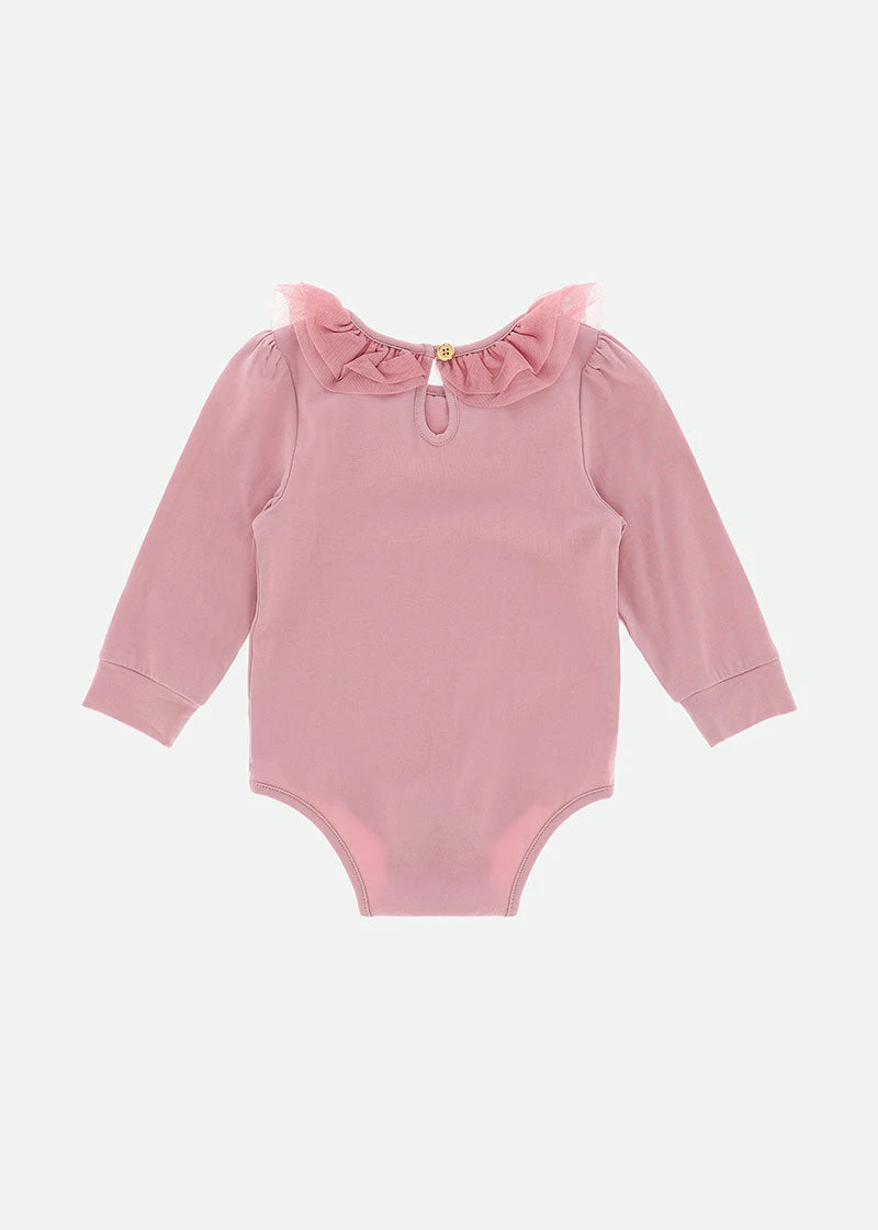 Cutie L/S Babygrow Tea Rose 2 Cutie L/S Babygrow Tea Rose - Image 2