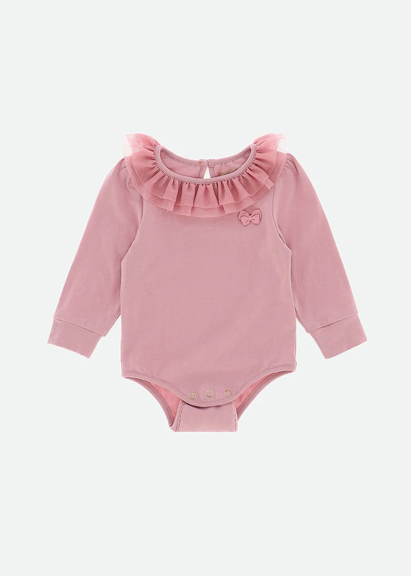 Cutie L/S Babygrow Tea Rose 1 Cutie L/S Babygrow Tea Rose