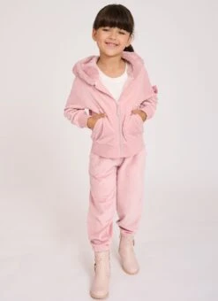 Dacota Velour Jogger Tea Rose -Angels-Face Shop Dacota Jogger Tea Rose Lifestyle 2