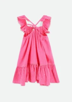 Davita Beach Dress Begonia Pink -Angels-Face Shop Davita Dress Pink Back