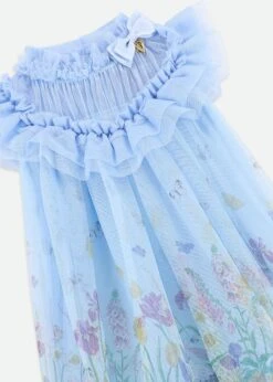 Dominique Bunny Dress Pale Blue -Angels-Face Shop Dominique Dress Blue Detail