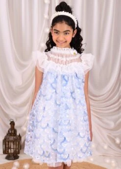 Dominique Sequin Dress Snowdrop -Angels-Face Shop Dominique Dress Snowdrop Lifestyle